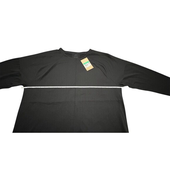 Nike Men’s Yoga Long Sleeve Top Black Dri Fit Thumbholes - Size XL - Picture 7 of 10